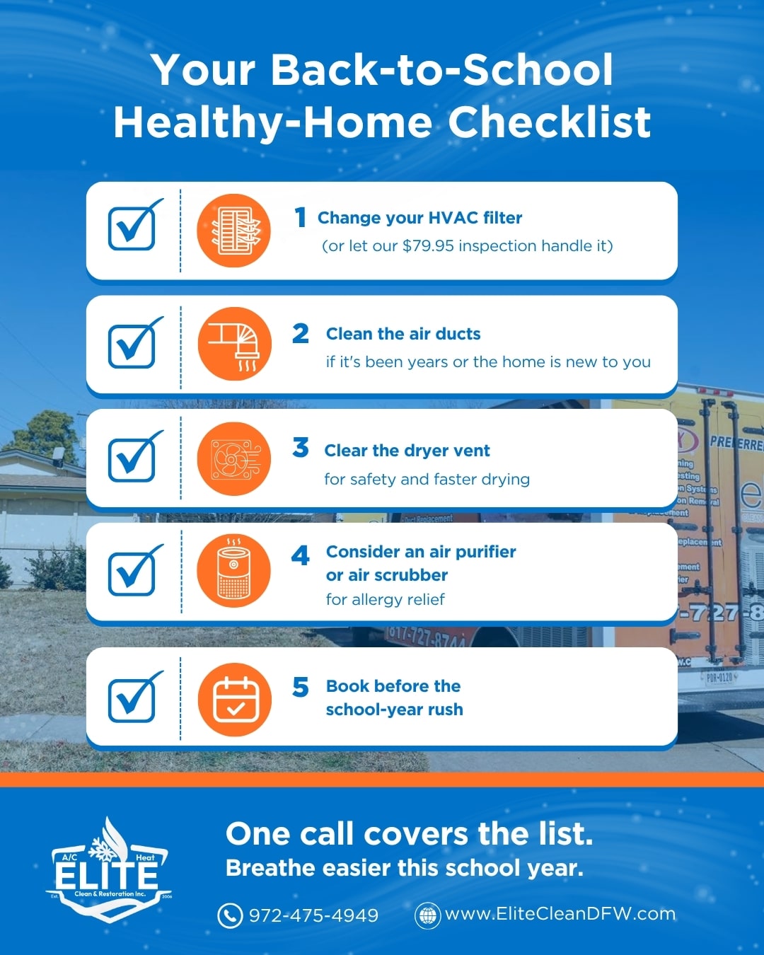 Back-to-school healthy home air checklist